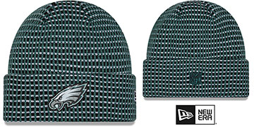 Eagles 2026 SIDELINE WAFFLER Knit Beanie Hat by New Era