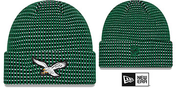 Eagles 2026 THROWBACK SIDELINE WAFFLER Knit Beanie Hat by New Era