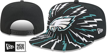 Eagles BOLT A-FRAME SNAPBACK Black Hat by New Era