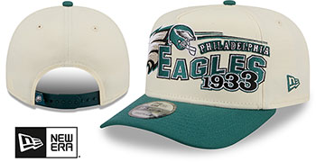 Eagles CLASSIC A-FRAME SNAPBACK Chrome-Green Hat by New Era