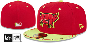 Fireflies 2026 COPA DE LA DIVERSION Red-Yellow Fitted Hat by New Era
