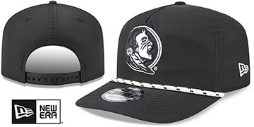 Florida State 1920 ROPE SNAPBACK Black-White  Hat by New Era