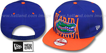 Florida STEP-ABOVE SNAPBACK Royal-Orange Hat by New Era