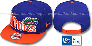Florida STOKED SNAPBACK Royal-Orange Hat by New Era