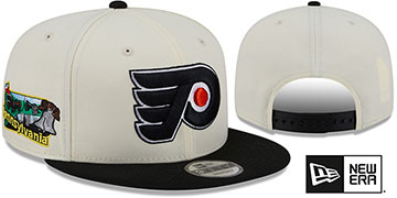 Flyers LOCALIZED SNAPBACK Chrome-Black Hat by New Era