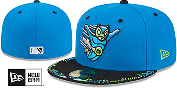 Flying Squirrels 2026 COPA DE LA DIVERSION Blue-Black Fitted Hat by New Era