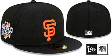 Giants 2010 WORLD SERIES SIDE-PATCH UP Fitted Hat by New Era