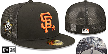 Giants '2022 MLB ALL-STAR WORKOUT' Black Fitted Hat by New Era
