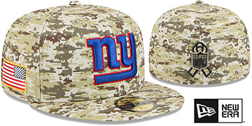 Giants 2025 SALUTE-TO-SERVICE Digital Desert Storm Fitted Hat by New Era