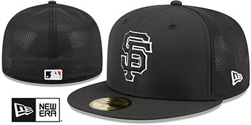 Giants 2026 'BATTING PRACTICE' Black Fitted Hat by New Era