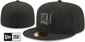 Giants 2026 NFL SIDELINE Black-Black Fitted Hat by New Era