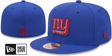 Giants 2026 NFL SIDELINE Royal Fitted Hat by New Era