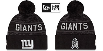 Giants 2026 SALUTE-TO-SERVICE Dark Digital Camo Knit Beanie Hat by New Era