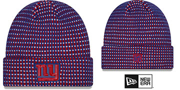 Giants 2026 SIDELINE WAFFLER Knit Beanie Hat by New Era