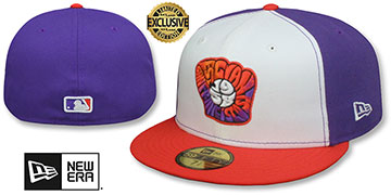 Giants 'ALTERNATE CITY CONNECT' White-Purple-Orange Fitted Hat by New Era