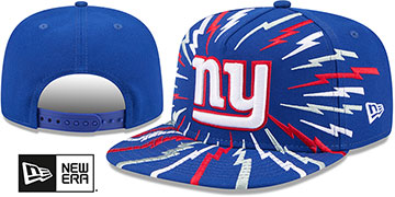 Giants BOLT A-FRAME SNAPBACK Royal Hat by New Era