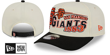 Giants CLASSIC A-FRAME SNAPBACK Chrome-Black Hat by New Era
