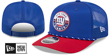 Giants ROPE 2T GAME MESHBACK STRETCH-SNAP Royal-Red  Hat by New Era