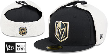 Golden Knights CLASSIC DOGEAR Black Fitted Hat by New Era