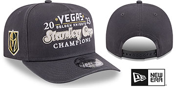 Golden Knights HISTORIC CHAMPIONS AF SNAPBACK Charcoal Hat by New Era