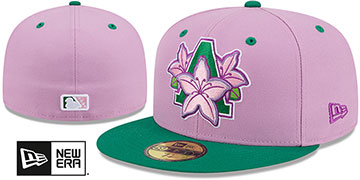 GreenJackets 2026 THEME NIGHT Lavender-Kelly Fitted Hat by New Era