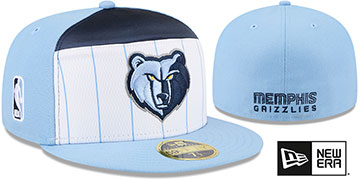 Grizzlies 2025-26 NBA SPLIT PANEL TIP OFF Fitted Hat by New Era