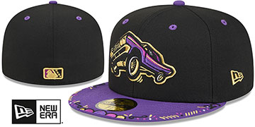 Grizzlies 2026 COPA DE LA DIVERSION Black-Purple Fitted Hat by New Era