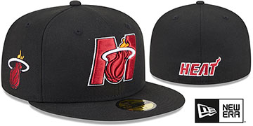 Heat DECEPTOR Black Fitted Hat by New Era