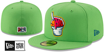 Hooks 'COPA' Lime Fitted Hat by New Era