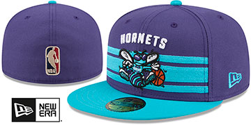 Hornets 2026 NBA TIP OFF Purple-Teal Fitted Hat by New Era
