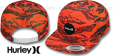 Hurley KRUSH MESHER SNAPBACK Orange Trucker Hat