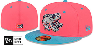 Iron Pigs COPA Pink-Blue Fitted Hat by New Era