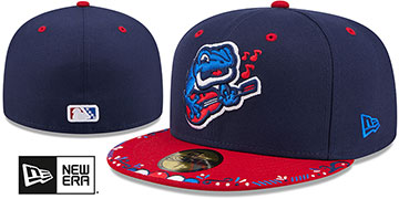 IronPigs 2026 COPA DE LA DIVERSION Navy-Red Fitted Hat by New Era