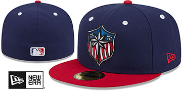 IronPigs 2026 THEME NIGHT Navy-Red Fitted Hat by New Era