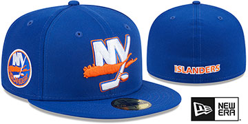 Islanders DECEPTOR Royal Fitted Hat by New Era