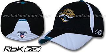 Jaguars '2008 SIDELINE-1 FLEX' Black Hat by Reebok