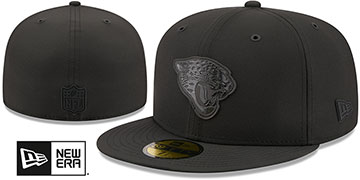 Jaguars 2026 NFL SIDELINE Black-Black Fitted Hat by New Era
