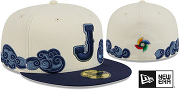 Japan WBC COUNTRY CONNECT Chrome-Navy Fitted Hat by New Era