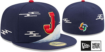 Japan WBC FUJI COUNTRY CONNECT Navy Fitted Hat by New Era