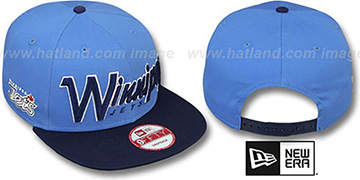 Jets 'SNAP-IT-BACK SNAPBACK' Sky-Navy Hat by New Era