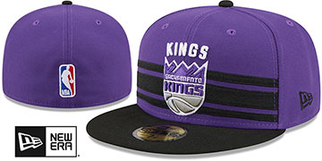 Kings 2026 NBA TIP OFF Purple-Black Fitted Hat by New Era