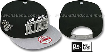 Kings 'CHENILLE-ARCH SNAPBACK' Black-Grey Hat by New Era