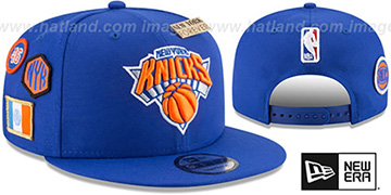 Knicks 2018 NBA DRAFT SNAPBACK Royal Hat by New Era