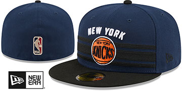 Knicks 2026 NBA TIP OFF Navy-Black Fitted Hat by New Era