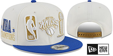 Knicks 2026 RING CEREMONY SNAPBACK Chrome-Royal Hat by New Era
