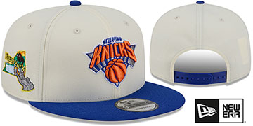 Knicks LOCALIZED SNAPBACK Chrome-Royal Hat by New Era