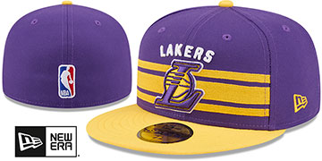 Lakers 2026 NBA TIP OFF Purple-Gold Fitted Hat by New Era