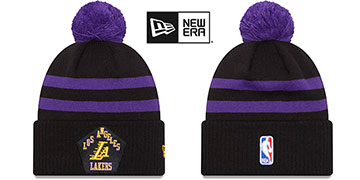 Lakers 23-24 CITY-EDITION Knit Beanie Hat by New Era