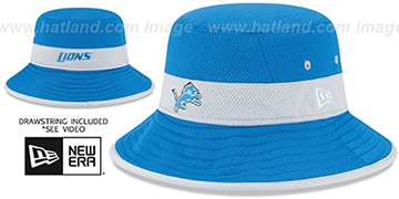 Lions 2015 NFL TRAINING BUCKET Blue Hat by New Era