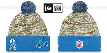 Lions 2015 SALUTE-TO-SERVICE Knit Beanie Hat by New Era